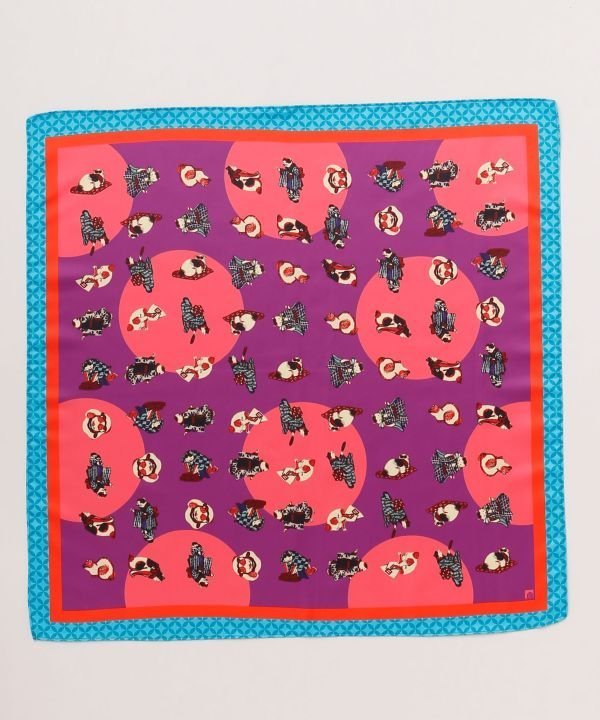 カヤ 【カヤ】【撥水加工】浮世絵風呂敷 アミナコレクション ファッション雑貨 スカーフ・バンダナ