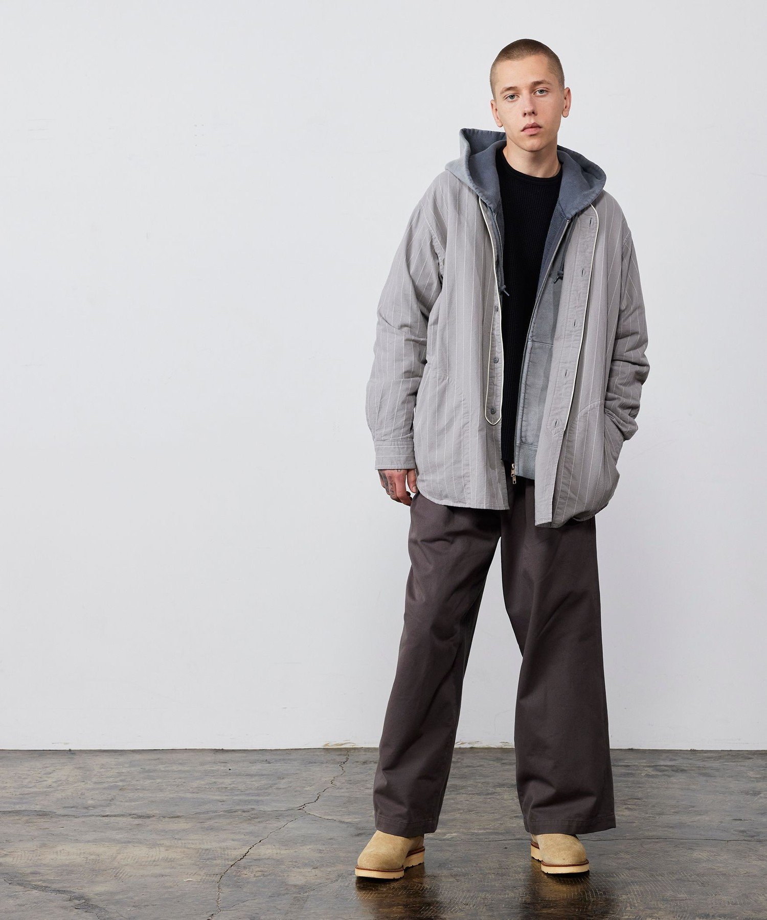 【SALE／60%OFF】BEAMS ベースボール ストライプ シャツ ビームス メン トップス シャツ・ブラウス ホワイト【送料無料】