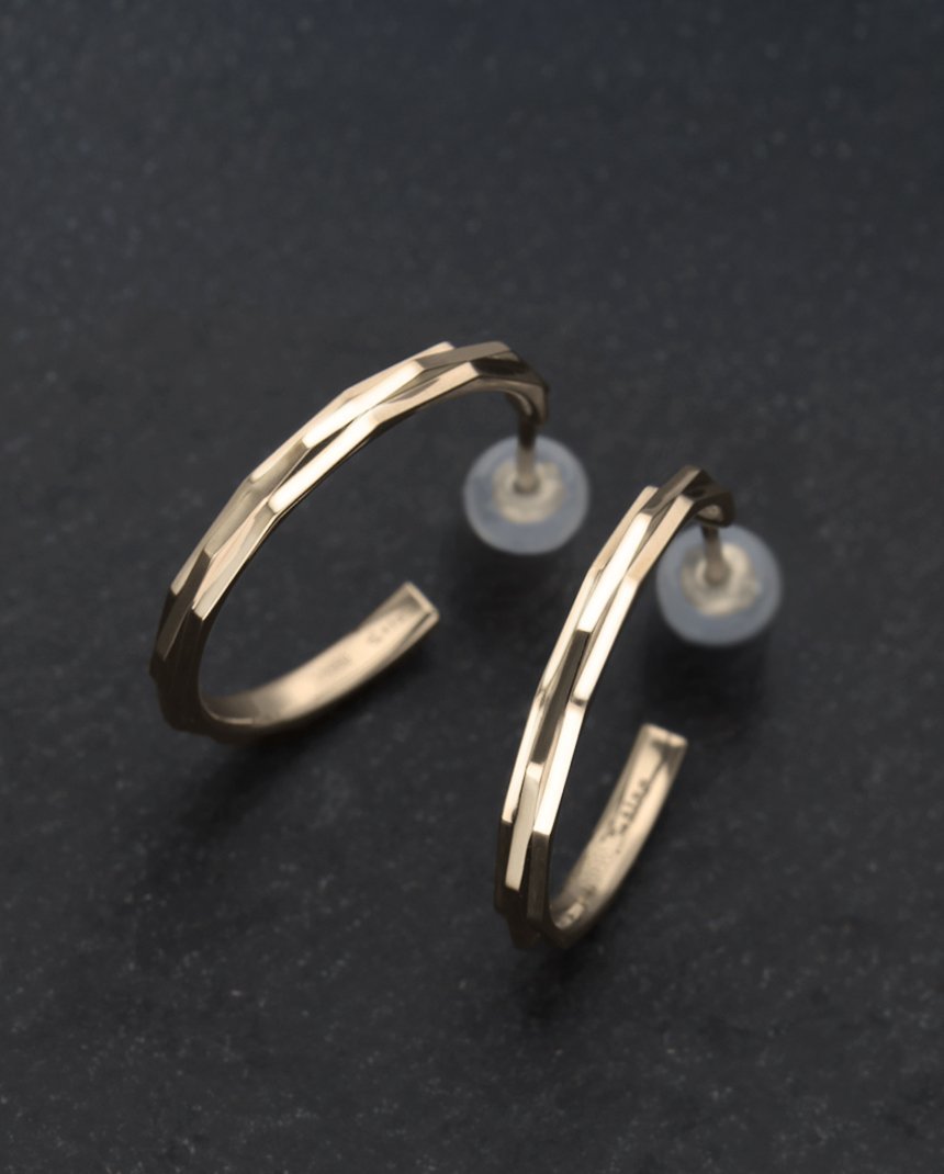 etna K18YGピアス プレインズ ロング エトナ アクセサリー・腕時計 ピアス ゴールド【送料無料】