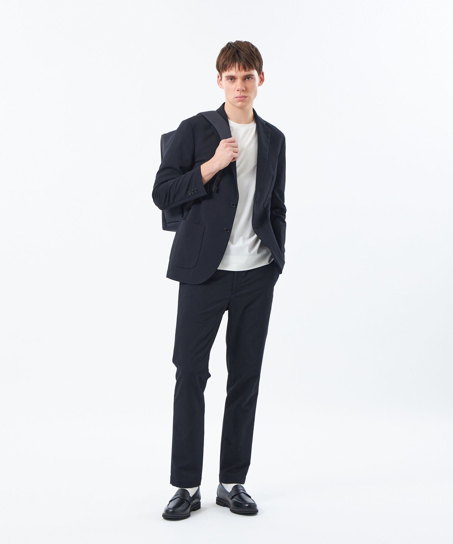 MACKINTOSH PHILOSOPHY ブリテック イージージャケット オックス調ダブルクロス マッキントッシュ フィロソフィー ジャケット・アウター テーラードジャケット・ブレザー ネイビー【送料無料】