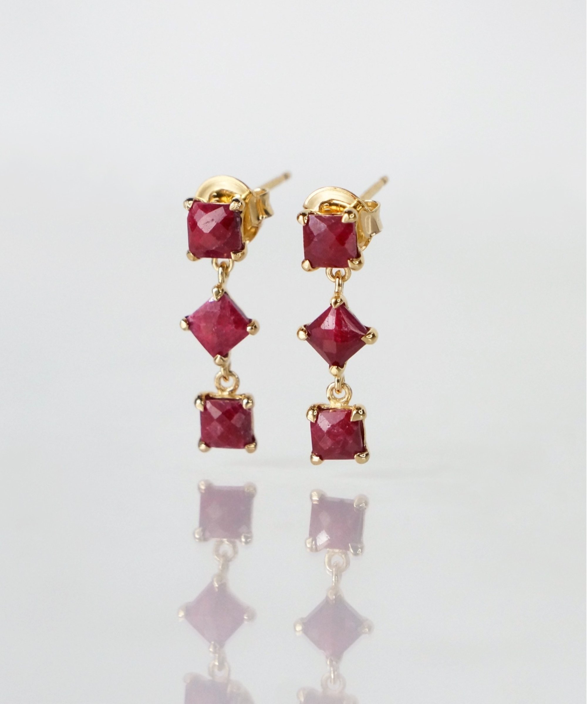 anq. 「anq.」SV925・天然石 ピアス クークロワッサン アクセサリー・腕時計 ピアス グリーン【送料無料】