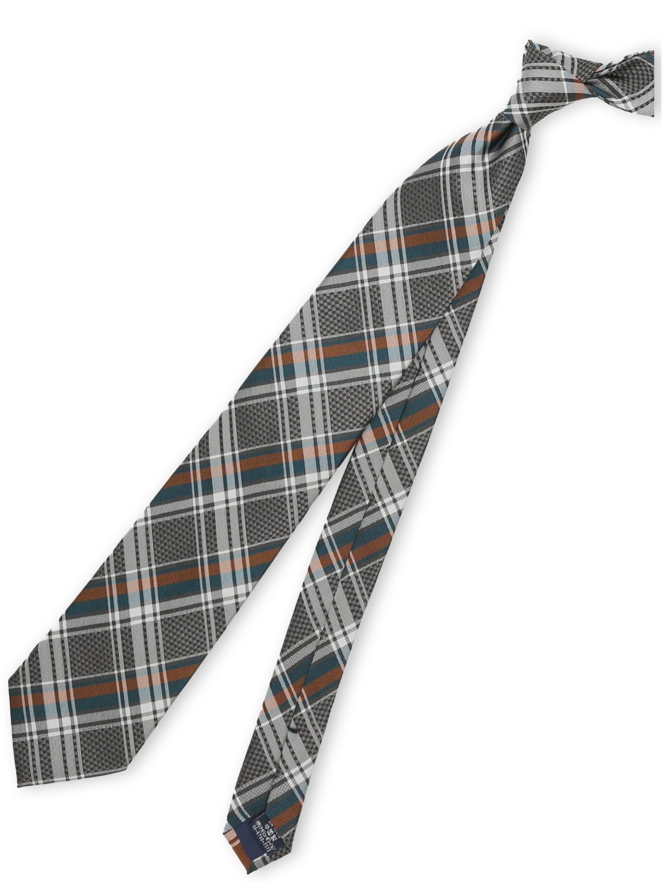 m.f.editorial ファットゥーラ/FATTURA シルク撥水加工 レギュラータイ 8.0cm幅 【26SS】 タカキュー スーツ・フォーマル ネクタイ・蝶ネクタイ グレー【送料無料】