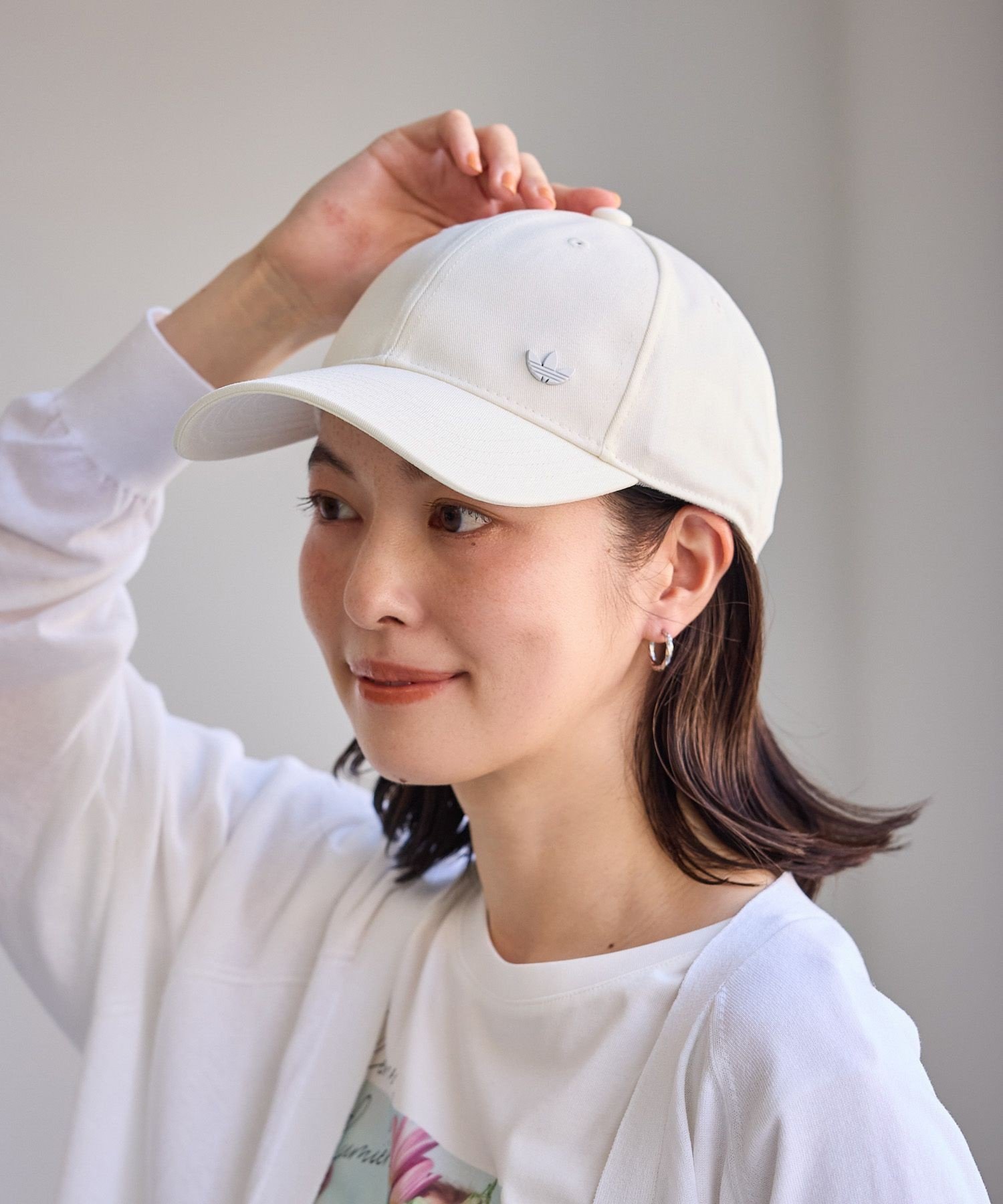 ROPE' PICNIC PASSAGE 【adidas/アディダス】HERI EVERYDAY ICONS CAP ロペピクニック 帽子 キャップ ベージュ ホワイト【送料無料】