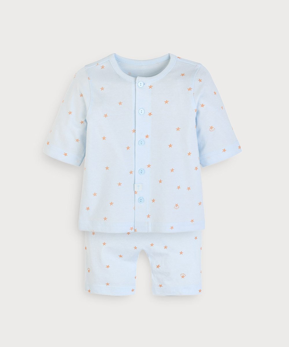 moimoln 【ルームウェア】スターフィッシュ7分袖トップス&パンツ モイモルン イン...