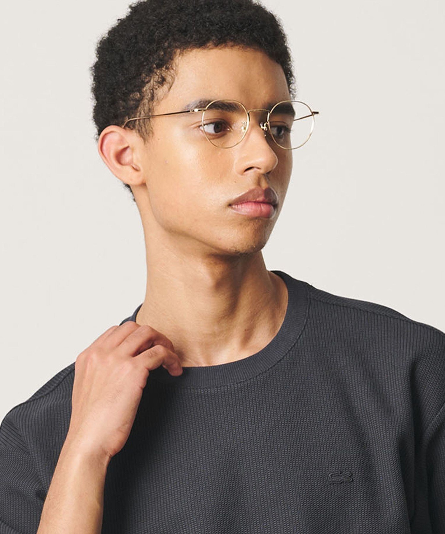 BEAUTY&YOUTH UNITED ARROWS ＜LACOSTE for BEAUTY&YOUTH＞ワントーン ショートスリーブ Tシャツ ビューティー＆ユース　ユナイテッドアローズ トップス カットソー・Tシャツ ホワイト ブラック グレー ブラウン【送料無料】（楽天・Rakuten Fashion）