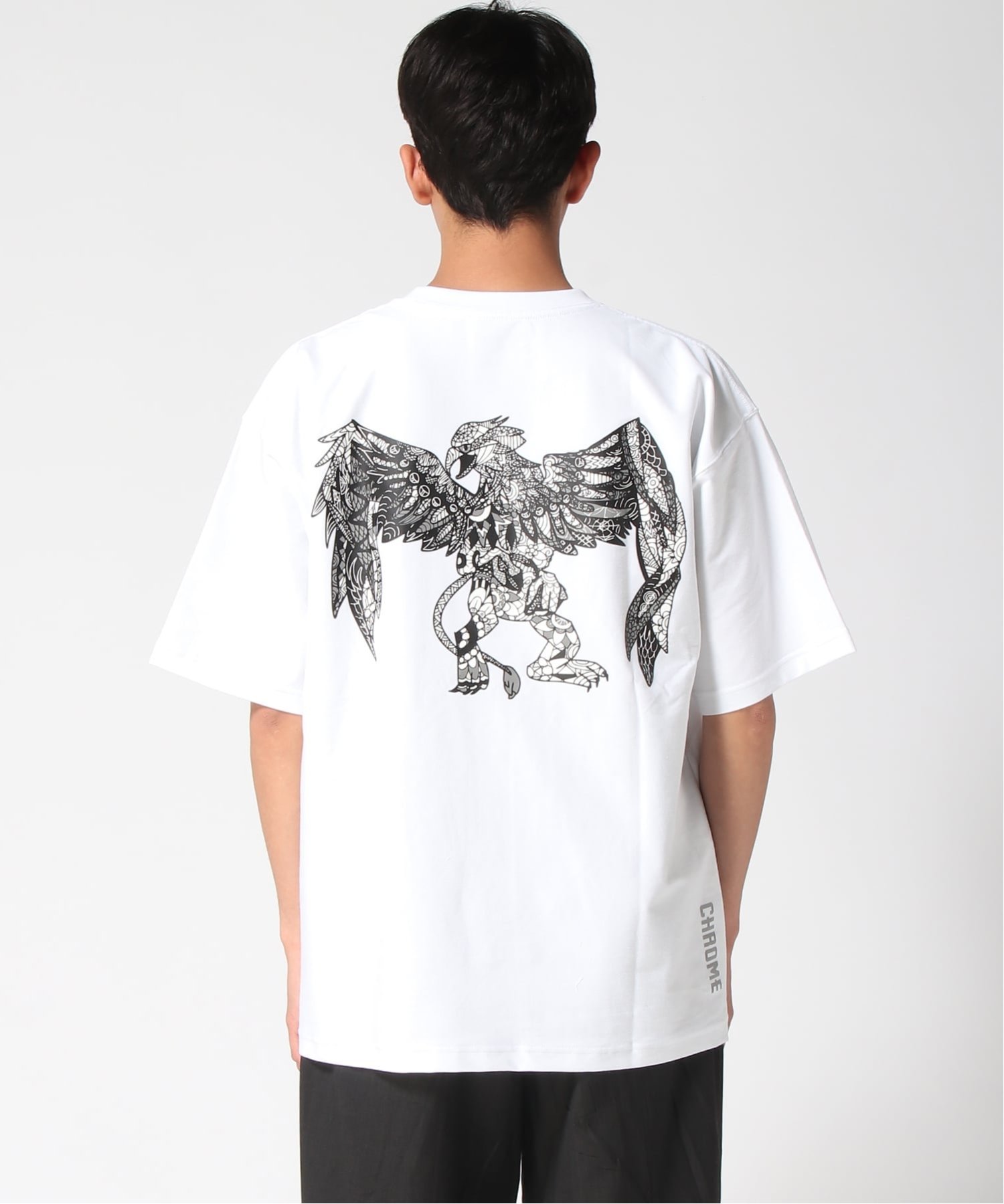 (M)LSC TEE WIDE FIT NATSUKI クローム トップス カットソー・Tシャツ ホワイト
