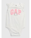 【SALE/59%OFF】GAP (K)Gapロゴ フラッター ボディシャツ (ベビー) ギャップ マタニティー/ベビー ロンパース/カバーオール ホワイト