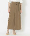 S.ESSENTIALS 【DRESOPHY】シルキースムースワイドパンツ エス エッセンシャルズ パンツ その他のパンツ ブラック ブラウン イエロー ネイビ...