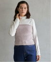 【SALE/40%OFF】petit main 【リンク】キラキラニットビスチェセット ナルミヤオンライン トップス アンサンブル シルバー パープル