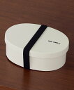MONO COMME CA 一段ランチボックス 小 コムサイズム 食器・調理器具・キッチン用品 カトラリー ホワイト ブラック