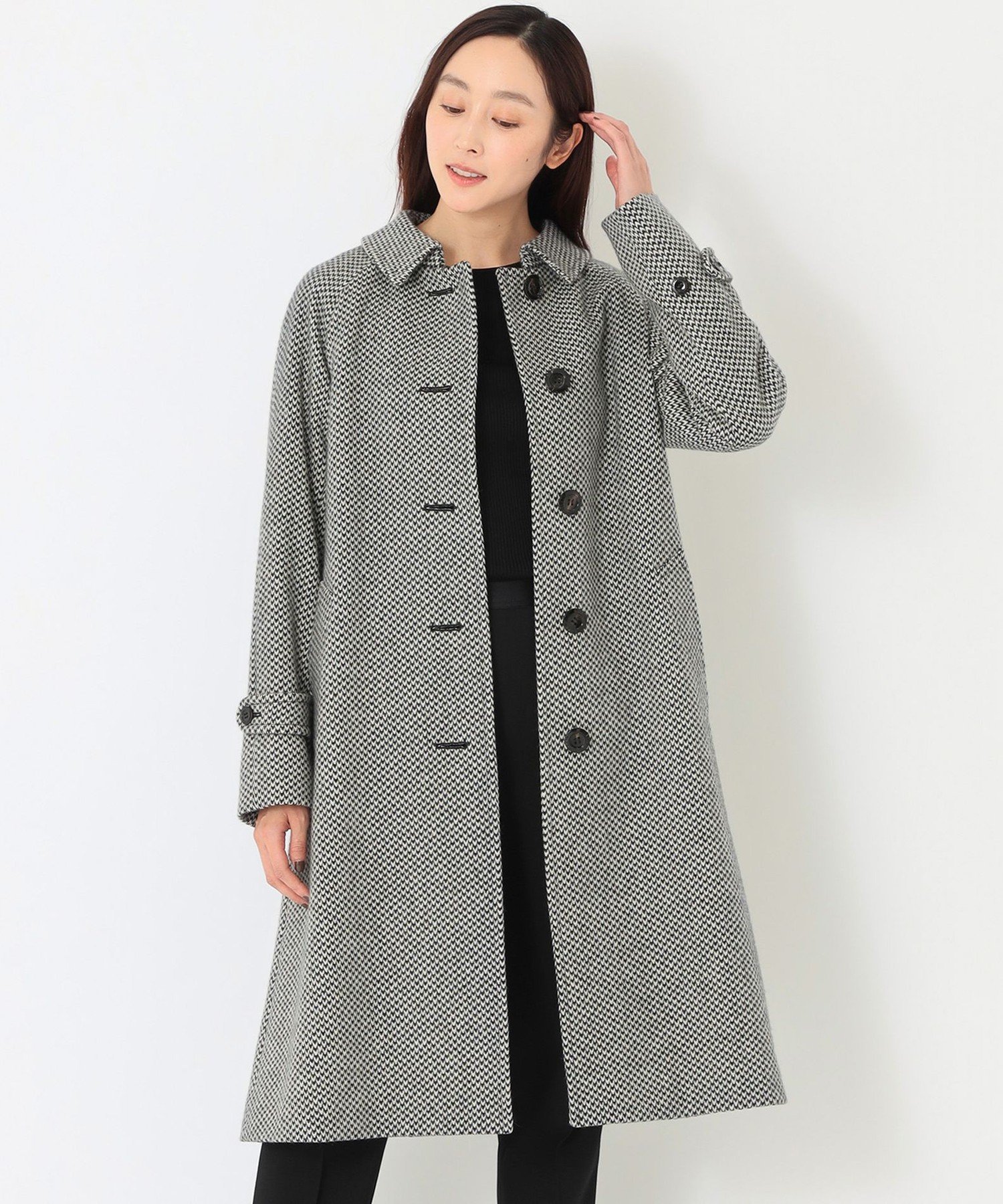 SANYOCOAT ＜Rain Wool＞バルマカーンコート サンヨーコート ジャケット・アウター レインコート グレ..