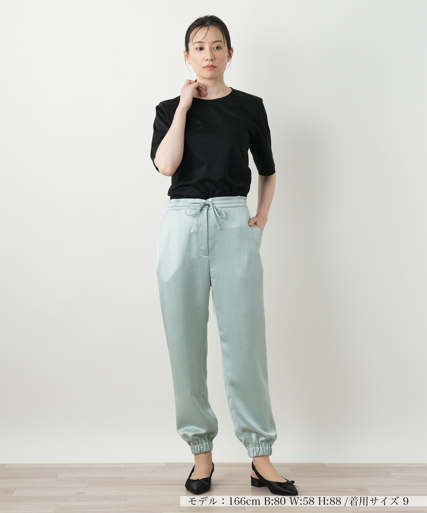 Leilian パンツ レリアン パンツ その他のパンツ グリーン