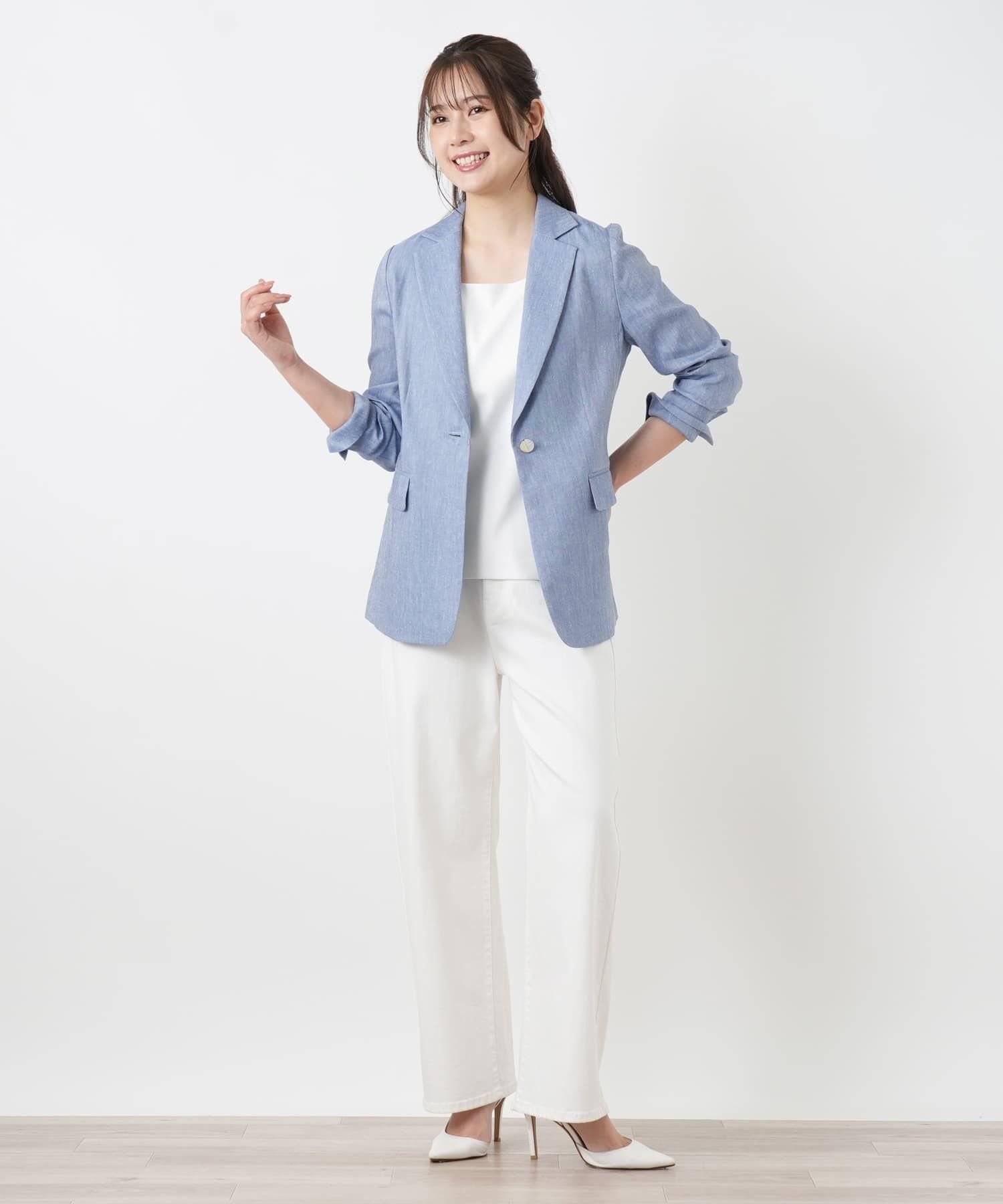 Leilian テーラードジャケット【ROCHAS Premiere】 レリアン ジャケット・アウター テーラードジャケット・ブレザー