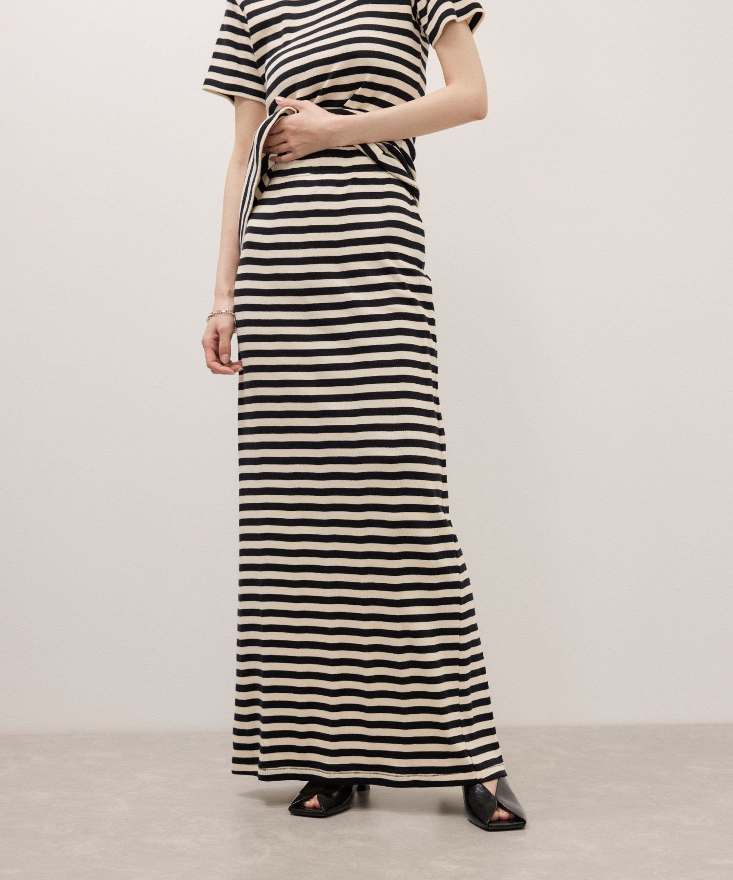 ADAM ET ROPE' FEMME 【Miller for ADAM ET ROPE'】別注 Skirt アダムエロペ スカート その他のスカート ベージュ ブルー【送料無料】