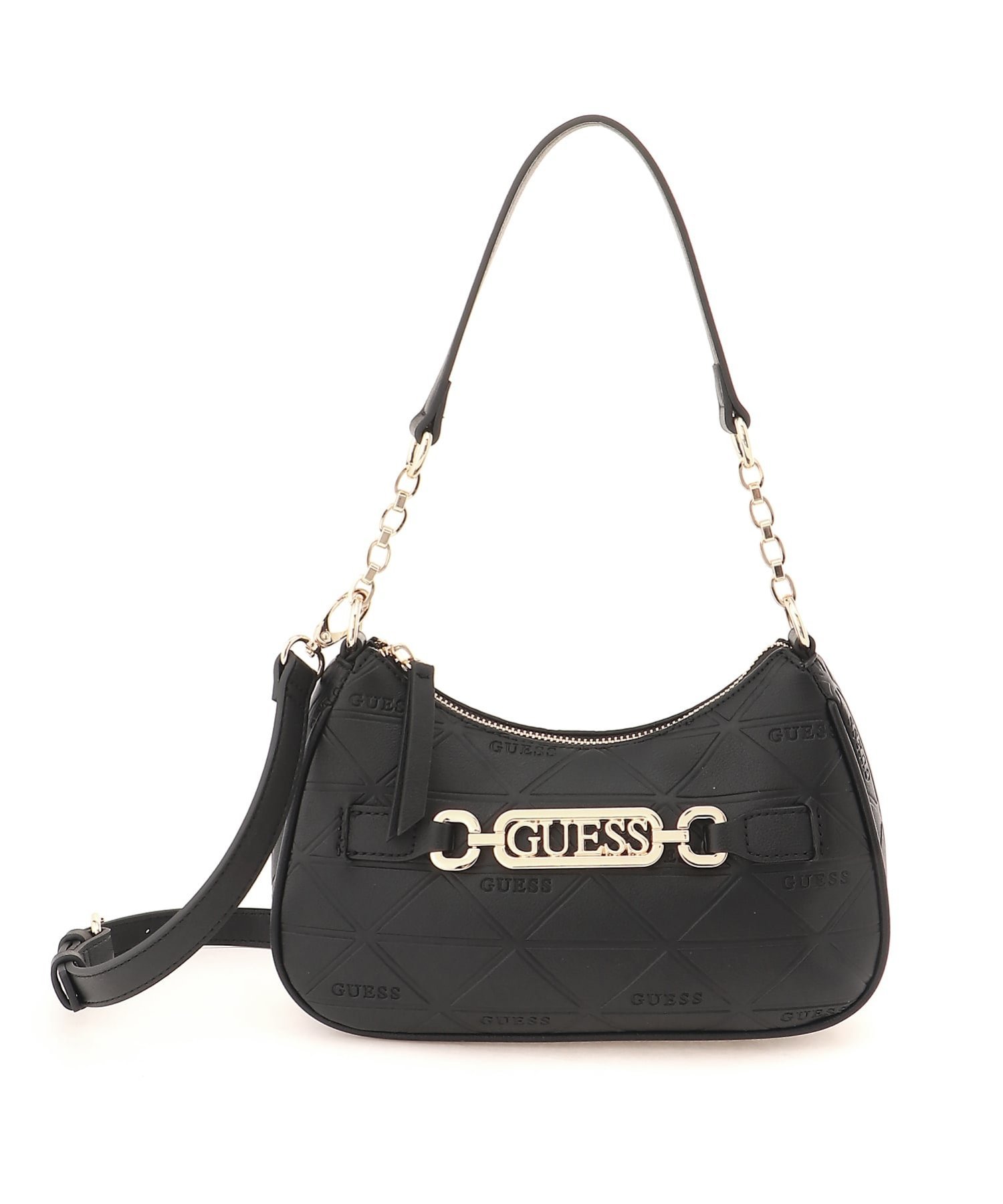 【SALE／20%OFF】GUESS GUESS/(W)CELESTIA Mini Shoulder Bag ショルダーバッグ ゲス バッグ ショルダーバッグ ベージュ ブラック【送料無料】