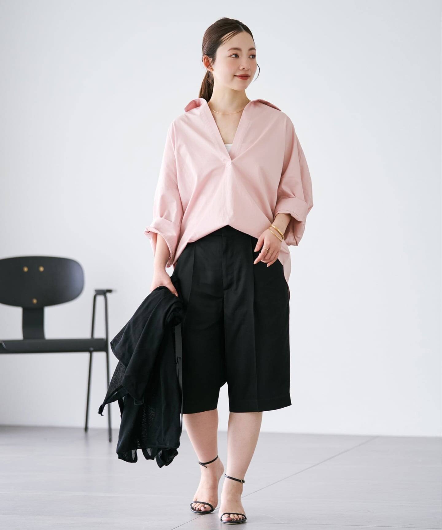 plage R'IAM EVERY ショートパンツ プラージュ パンツ その他のパンツ ブラック ベージュ