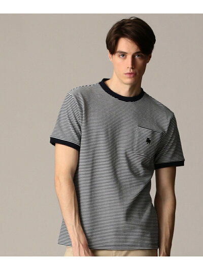 Cotton Pique T Shirt KHOVBA0406: Navy Cotton Pique T Shirt KHOVBA0406: Navy