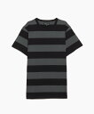 agnes b. HOMME J019 TS ボーダーTシャツ アニエスベー トップス カットソー Tシャツ グレー【送料無料】