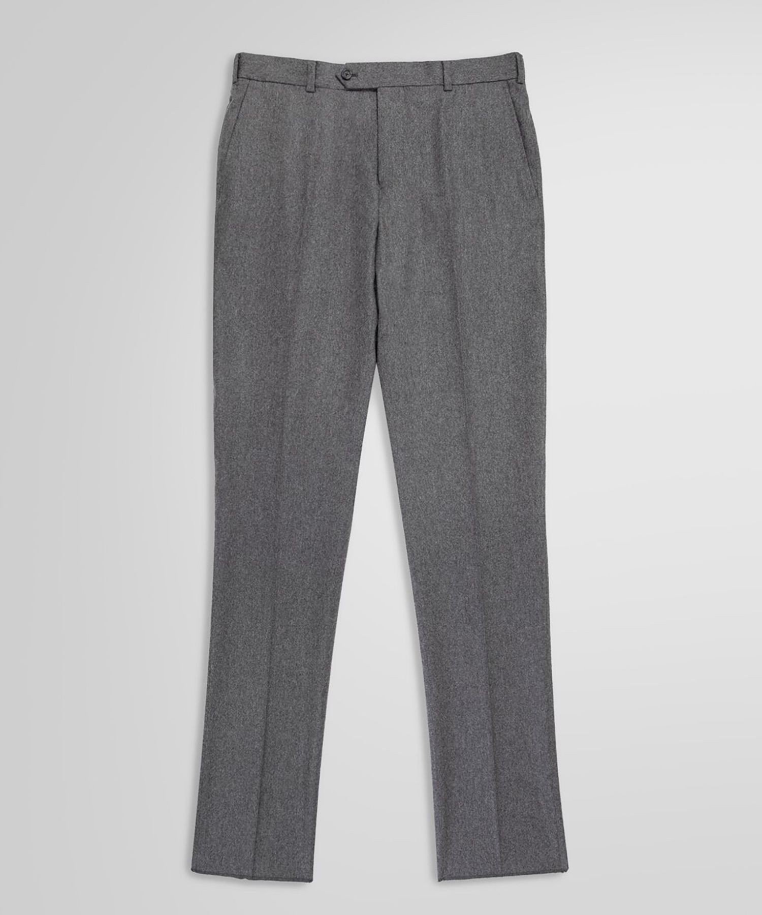 BROOKS BROTHERS ウール/カシミヤ フランネル プレーンフロント トラウザーズ Classic ブルックス ブラザーズ パンツ スラックス・ドレスパンツ グレー【送料無料】