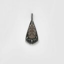 agete シルバーオブシディアンチャーム アガット アクセサリー・腕時計 その他のアクセサリー・腕時計 ブラック【送料無料】