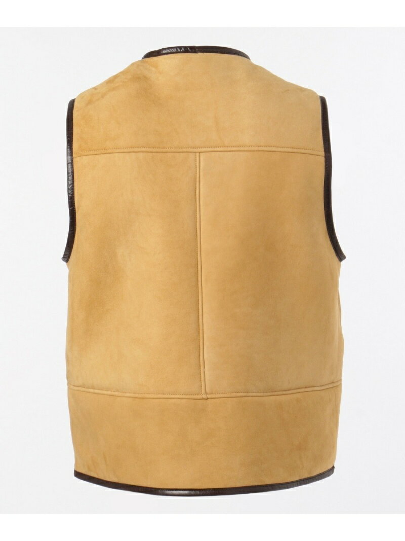 J. Press Shearling Vest VROVYW0215: Beige