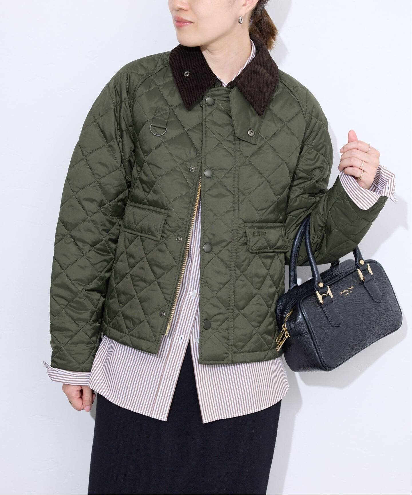 SLOBE IENA Barbour/バブアー SPEY QUILTED JACKET MQU18020L71 スローブ イエナ ジャケット・アウター その他のジャケット・アウター カーキグリーン【送料無料】のサムネイル