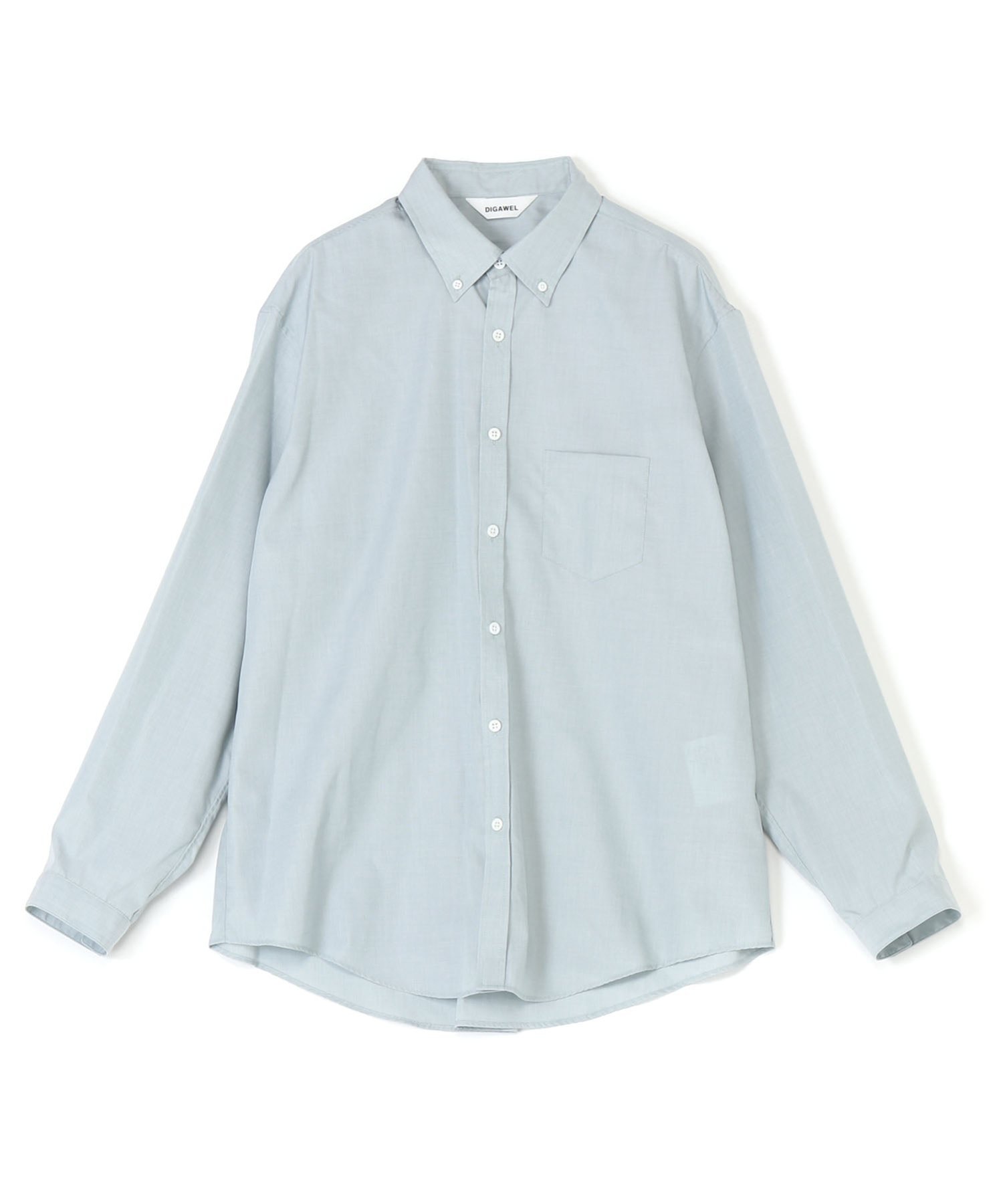 DIGAWEL Buttondown shirt ディガウェル トップス シャツ・ブラウス ベージュ ホワイト グリーン