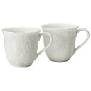NARUMI 【公式】ホニトン・レース マグカップ(ブライト) 350cc 2人用 ナルミ 食器・調理器具・キッチン用品 グラス・マグカップ・タンブラー ホワイ...