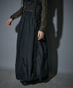 【SALE/40%OFF】MAISON BREEZE reveur MAISON BREEZE reveur/サイドフリルラインバルーンスカート trc セットアップセブン スカート ロング・マキシスカート ブラック ホワイト【送料無料】