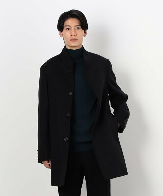 【SALE/40%OFF】COMME CA ISM エアリーウールビーバー スタンドカラー コート コムサイズム ジャケット・アウター その他のジャケット・アウター ブラック カーキグリーン【送料無料】