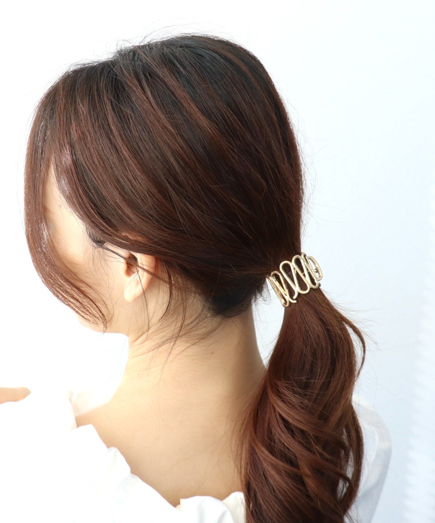Three Four Time メタルフレームテールクリップ スリーフォータイム ヘアアクセサリー バレッタ・ヘアクリップ・ヘアピン ゴールド シルバー