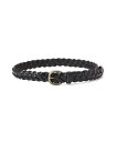 AVIREX LEATHER MESH BELT アヴィレックス ファッション雑貨 ベルト ブラウン ブラック【送料無料】
