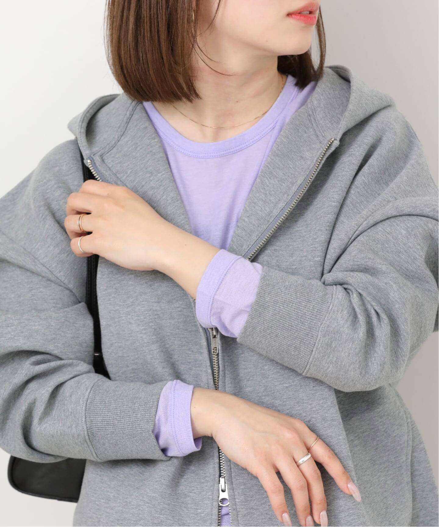 JOURNAL STANDARD relume 《追加》シアークルーネックロングTシャツ ジャーナル スタンダード レリューム トップス カットソー・Tシャツ イエロー ブルー ベージュ ホワイト