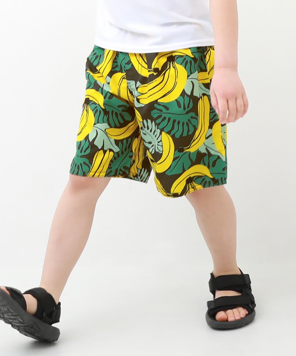 【SALE／19%OFF】devirock えらべる総柄デザイン UVカット サーフパンツ水着 子供...