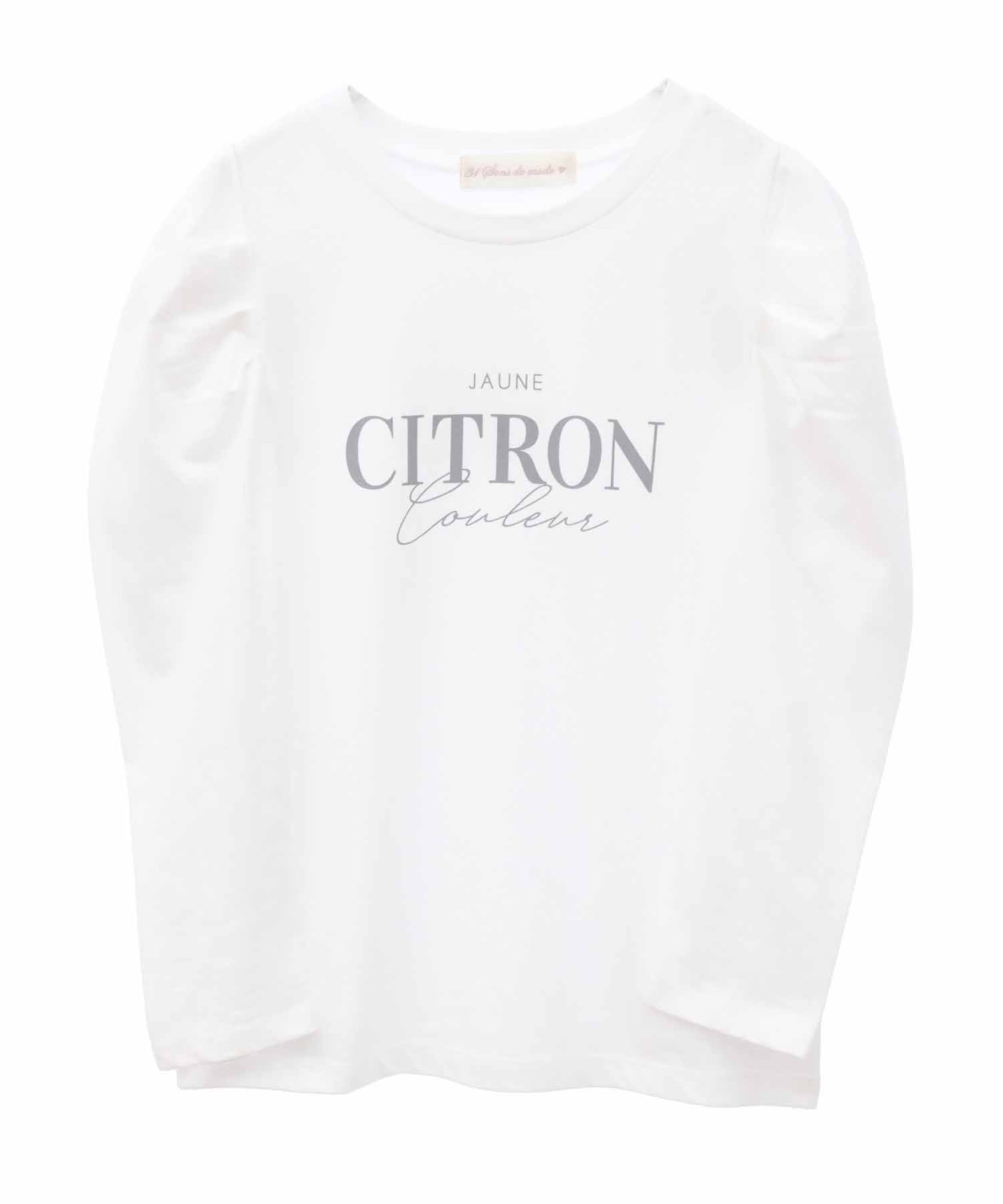 【SALE／60%OFF】31 Sons de mode ロゴロングスリーブTシャツ トランテアン ソン ドゥ モード トップス カットソー・Tシャツ ホワイトのサムネイル