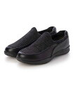 【SALE/30%OFF】HIROKO KOSHINO FEMME HIROKO KOSHINO 素材コンビ スリッポンシューズ マドラス シューズ・靴 スリッ...