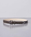 UNITED ARROWS 【別注】<J&M DAVIDSON> CROCO STMP 25mm/ベルト ユナイテッドアローズ ファッション雑貨 ベルト ブラウ...