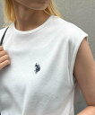 【SALE/40%OFF】U.S. POLO ASSN. U.S. POLO ASSN./【別注】スムースタンクトップ ノースリーブ ポロ セットアップセブン ...