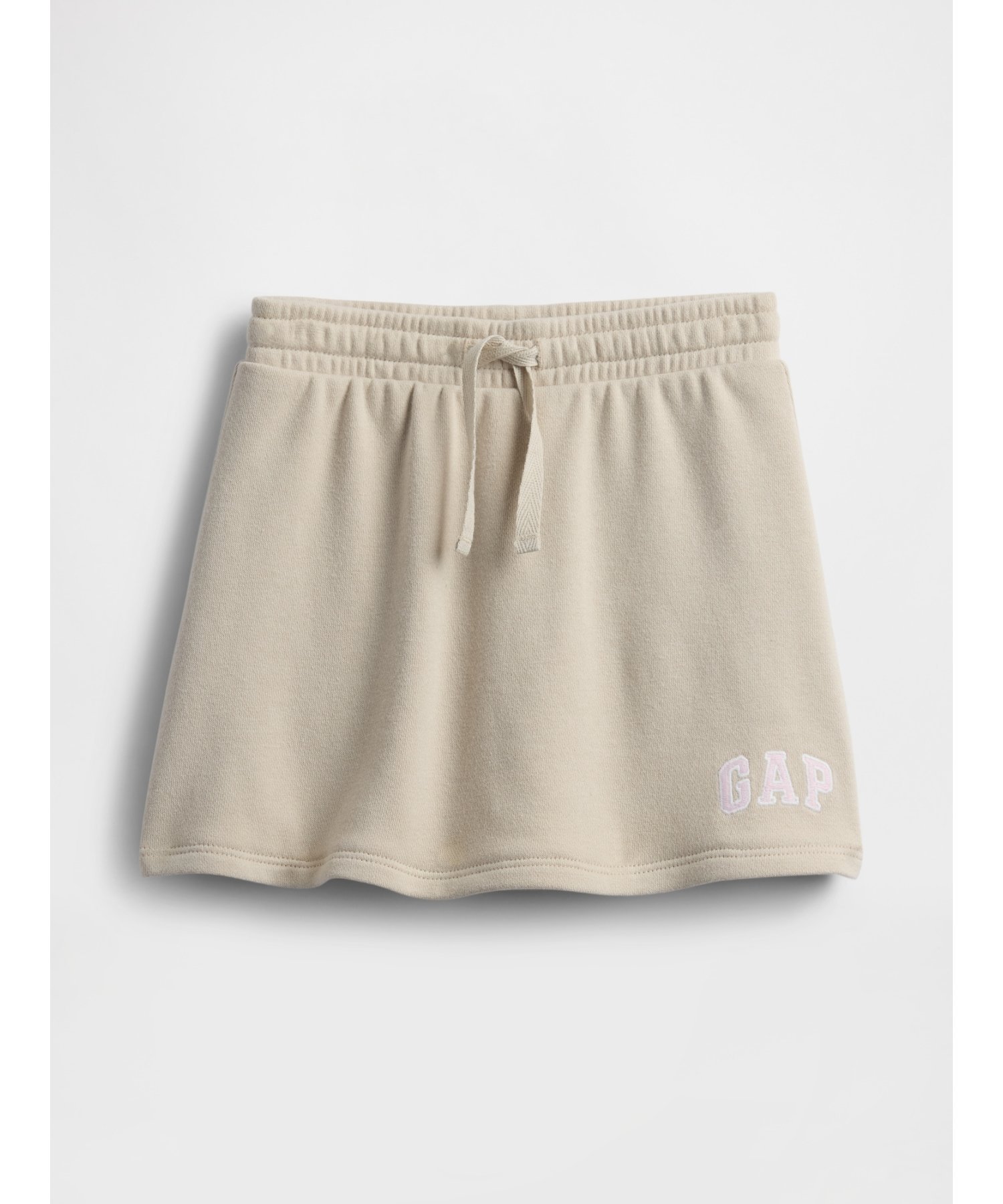 【SALE/65%OFF】GAP (K)babyGap GAPロゴ ミニスカート・スコート ギャップ スカート ミニスカート ベージュ グレー