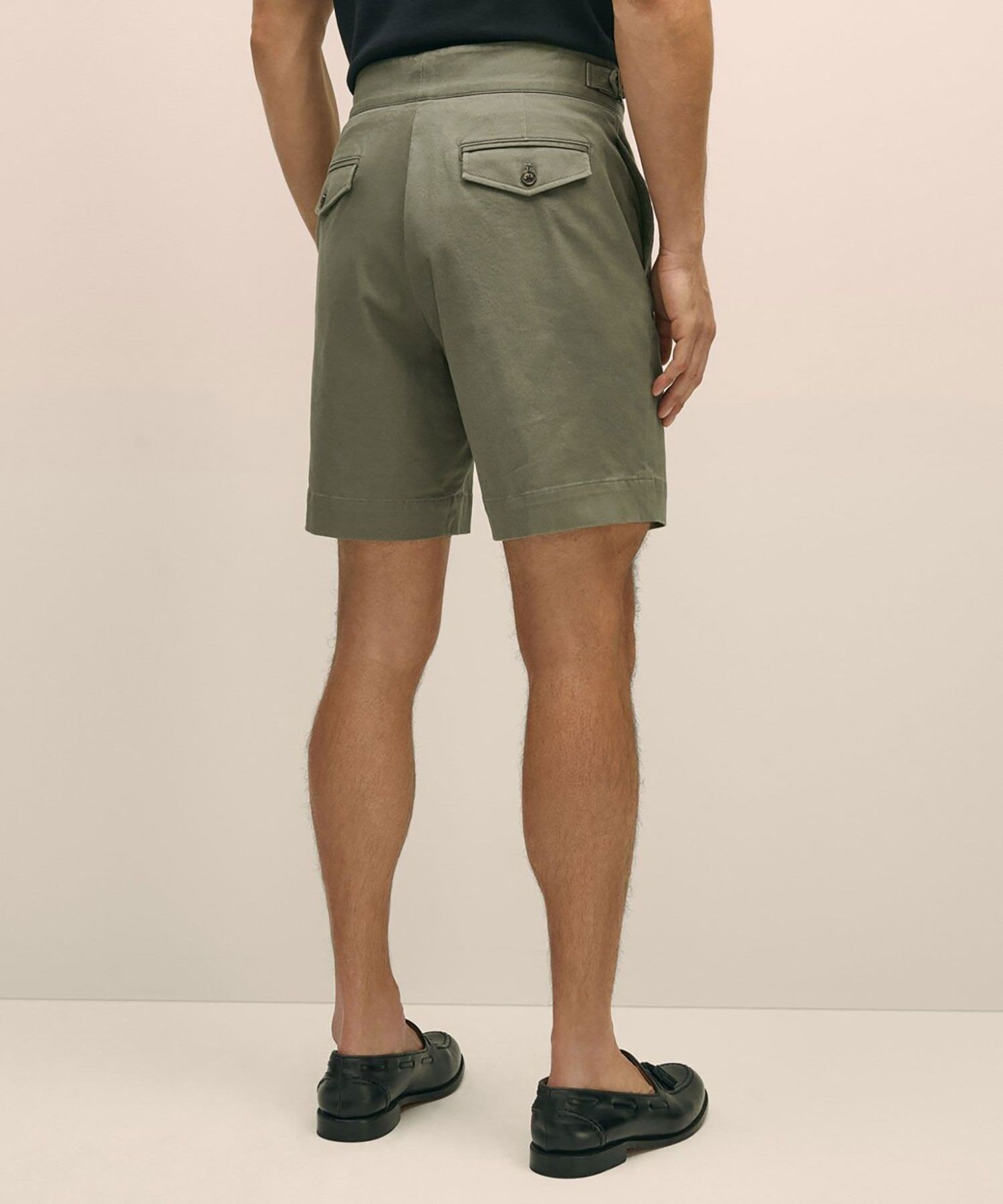 【SALE／35%OFF】BROOKS BROTHERS ストレッチコットン 8inグルカショーツ ブルックス ブラザーズ パンツ その他のパンツ グリーン【送料無料】