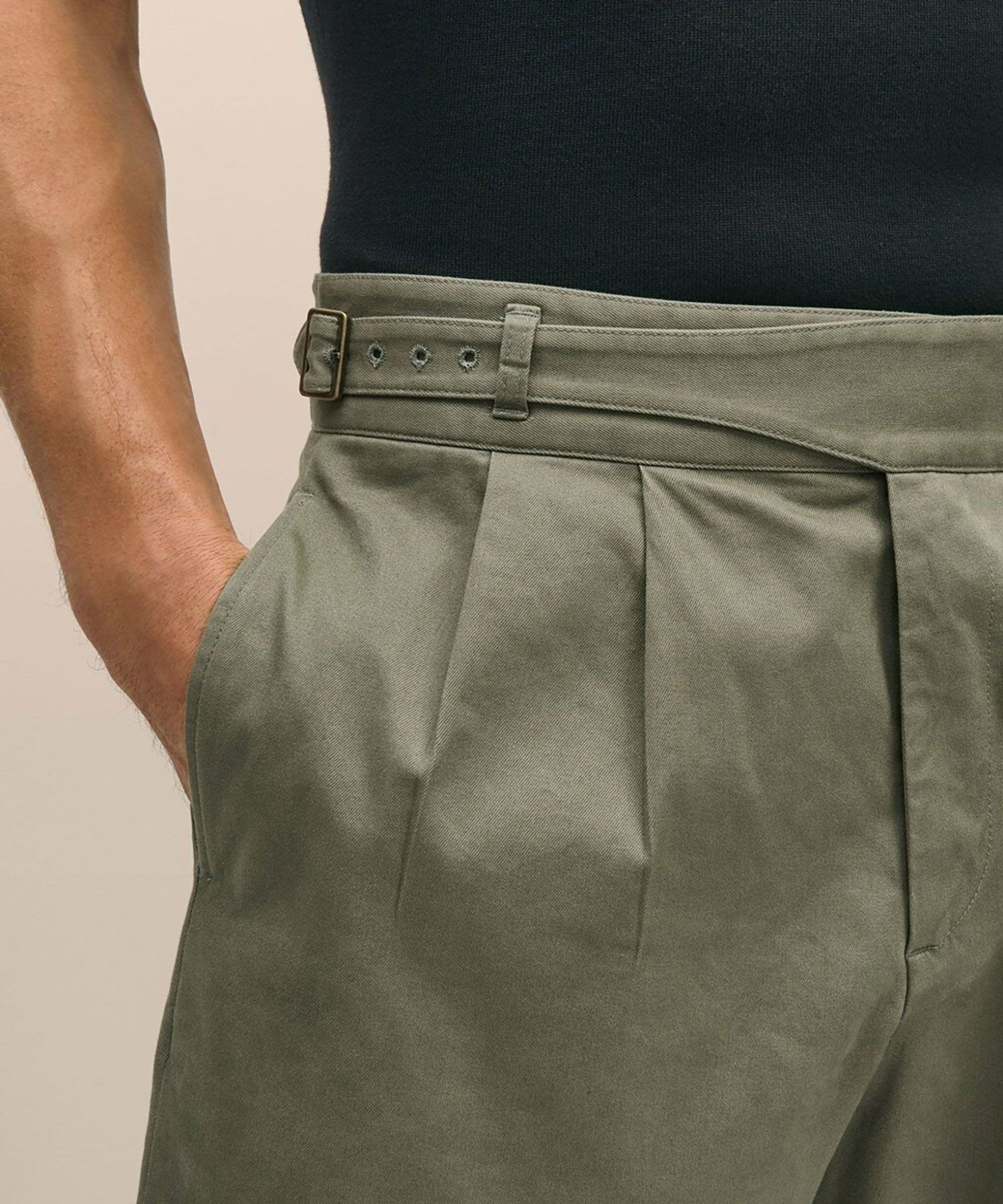 【SALE／35%OFF】BROOKS BROTHERS ストレッチコットン 8inグルカショーツ ブルックス ブラザーズ パンツ その他のパンツ グリーン【送料無料】