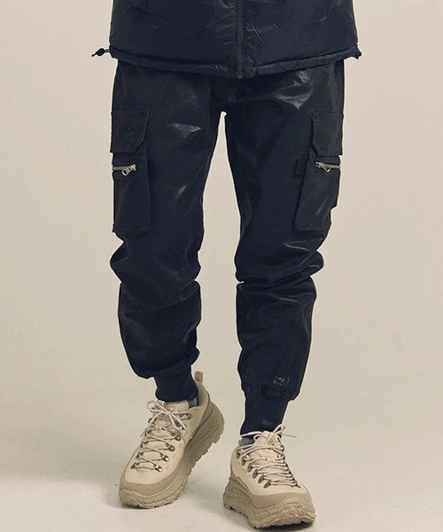【SALE／70%OFF】GALLIS ADDICTION GA COATING CARGO JOG PANTS(MENS) ジャックローズ パンツ その他のパンツ ブラック ベージュ【送料無料】