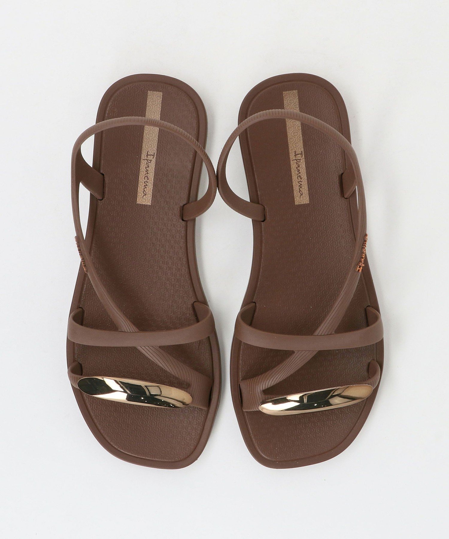 ODETTE E ODILE ＜Ipanema＞GOCHIC Slide オデット エ オディール シューズ・靴 サンダル ブラウン ブラック