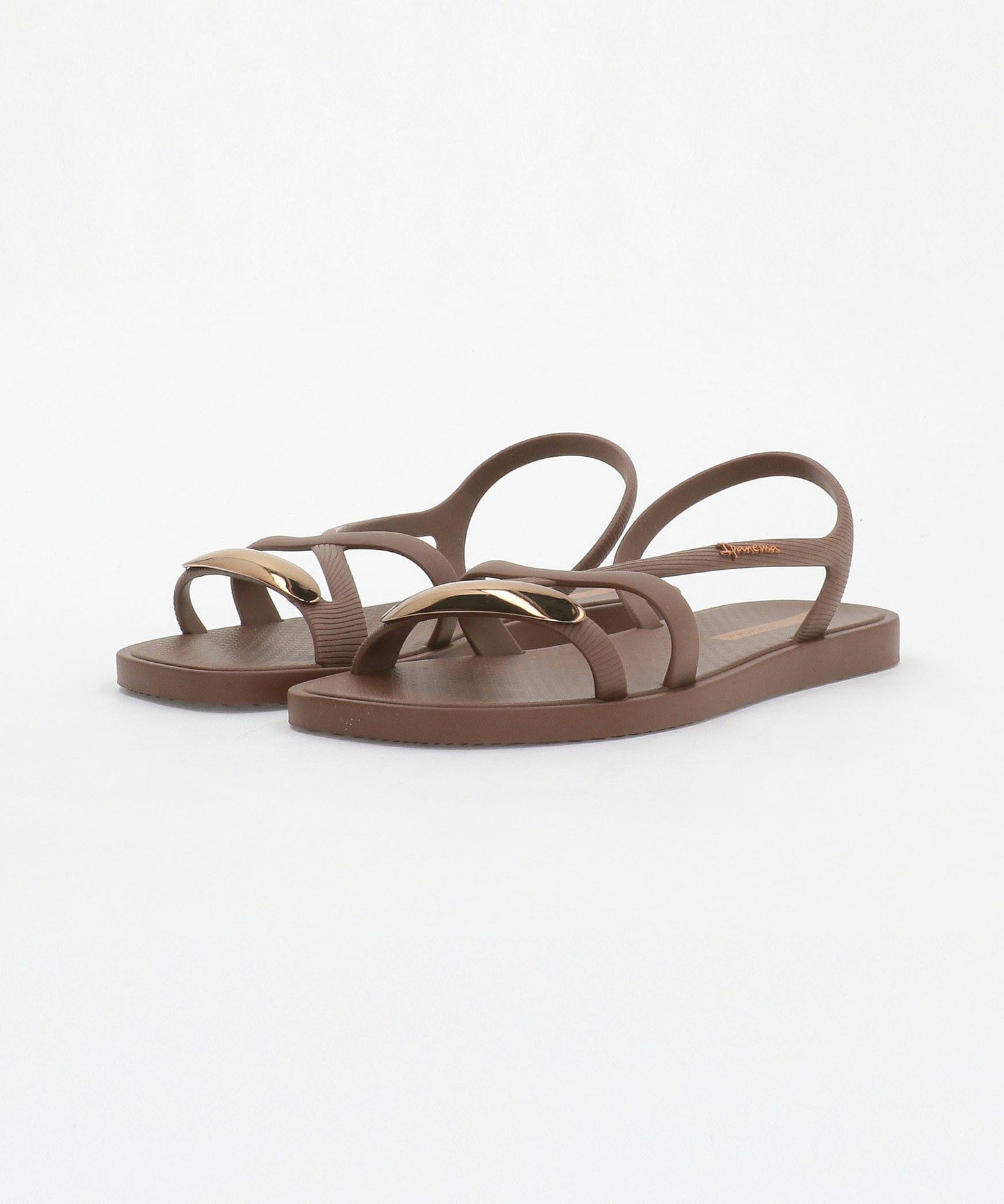 ODETTE E ODILE ＜Ipanema＞GOCHIC Slide オデット エ オディール シューズ・靴 サンダル ブラウン ブラック