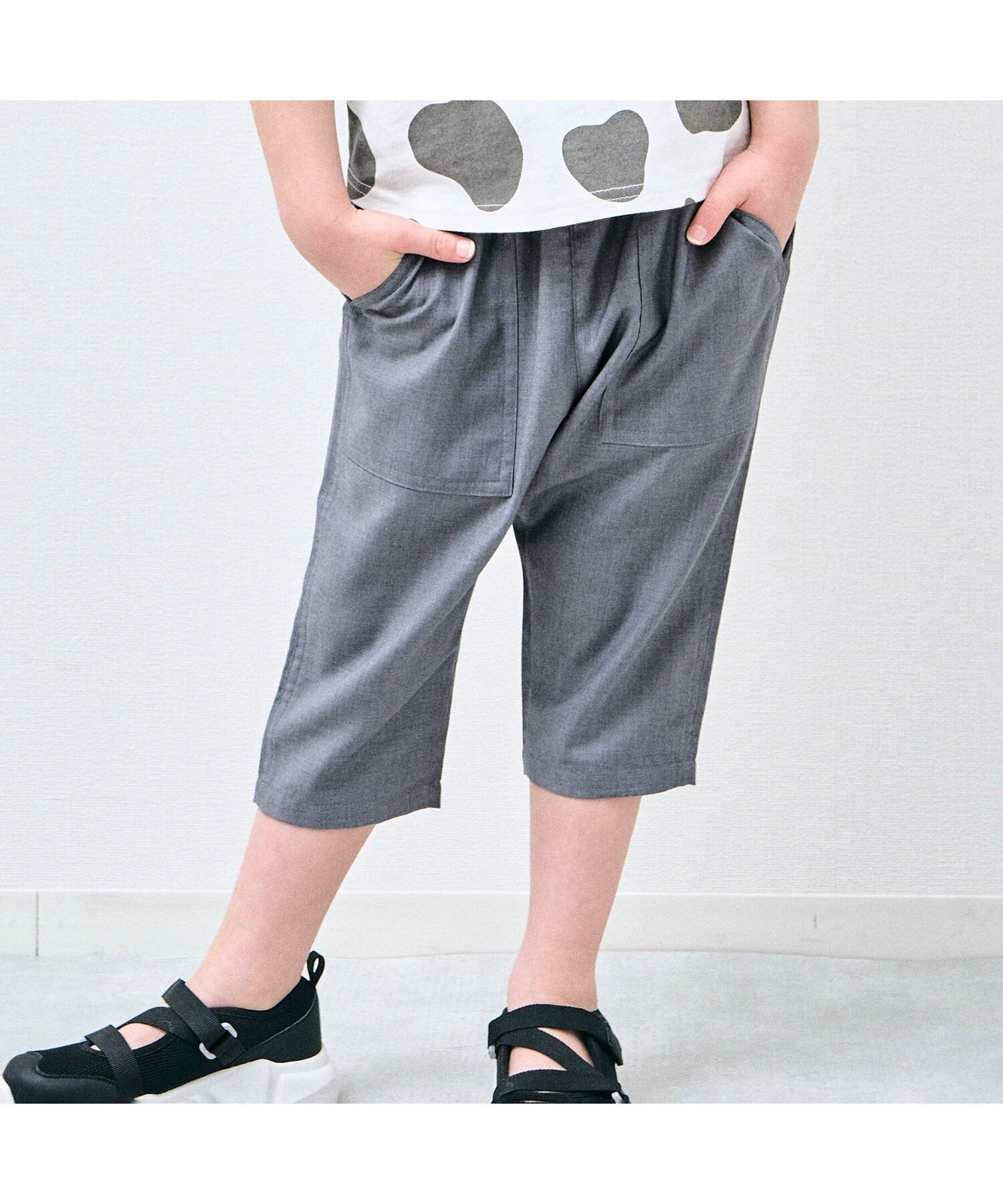 楽天Rakuten Fashionapres les cours 無地・総柄ベイカーパンツ｜7 days Style pants 7分丈 エフオーオンラインストア パンツ その他のパンツ グレー グリーン ホワイト ネイビー