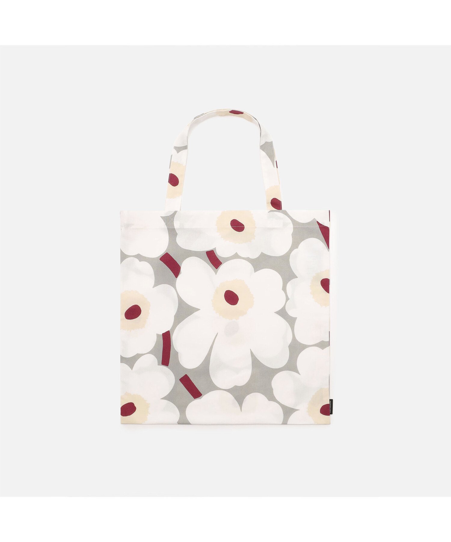 マリメッコ Marimekko 【アジア限定】Unikko ファブリックバッグ マリメッコ バッグ トートバッグ グレー【送料無料】