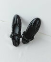 【SALE/60%OFF】RODE SKO 『MADE IN JAPAN』クシュクシュメリージェーン ロデスコ シューズ・靴 バレエシューズ ホワイト ブラック(4)