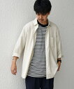 【SALE/65%OFF】SHIPS any 【WEB限定】SHIPS any:<洗濯機可能>リネン / レーヨン レギュラーカラー 7分袖 シャツ◇ シップス トップス シャツ・ブラウス ブルー グリーン ネイビー ベージュ