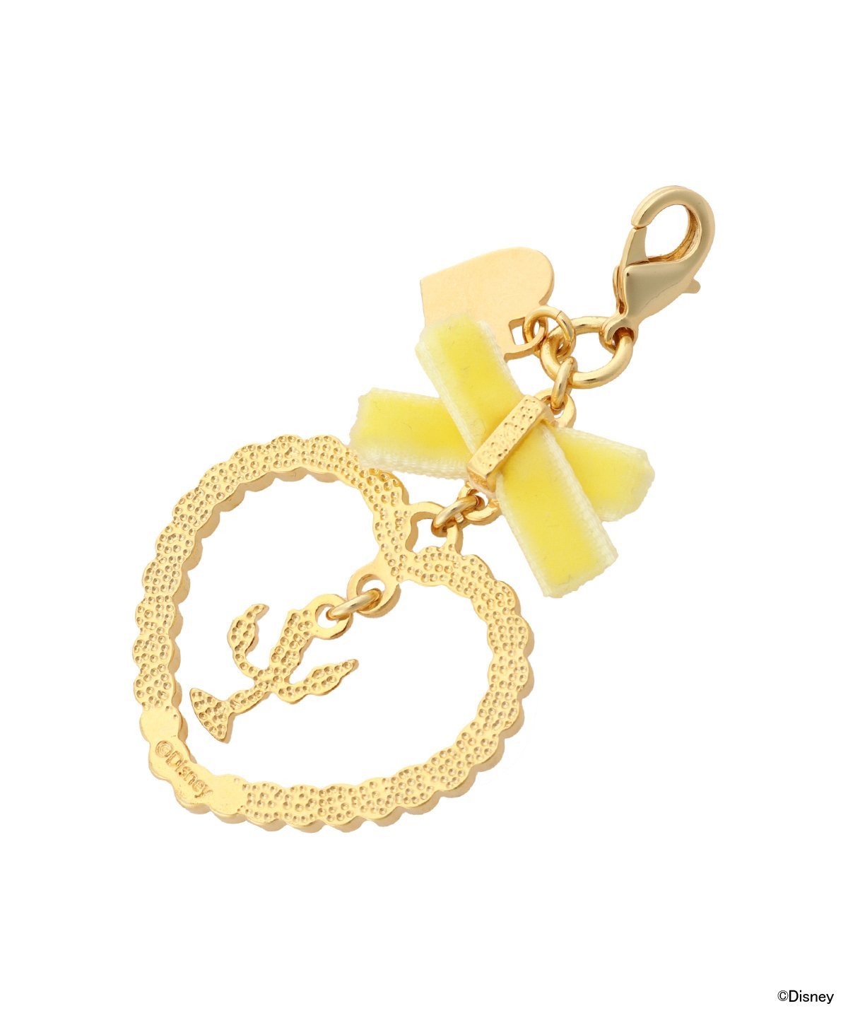 Samantha Thavasa Petit Choice 「ディズニープリンセスコレクション」ファスナーチャーム(ベル) サマンサタバサプチチョイス ファッション雑貨 チャーム・キーチェーン ゴールド【送料無料】