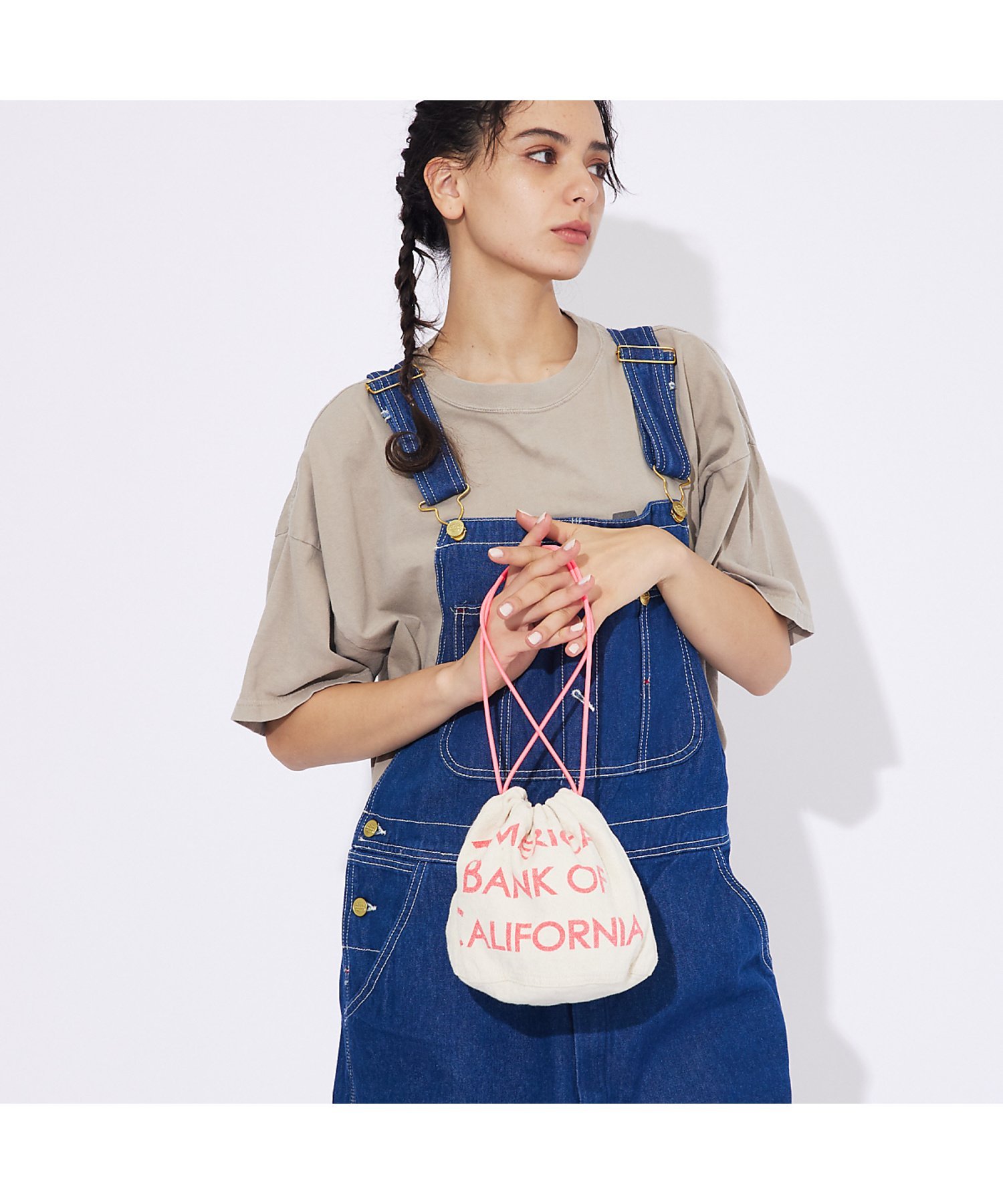 BANK BAG SERIES/CANVAS/BANK OF CALIFORNI アバハウス バッグ ショルダーバッグ ピンク ブルー イエロー